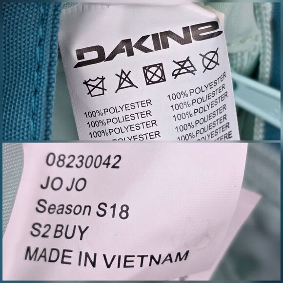 🔸️NWT Dakine Teal w/Olive Strap Bay Islands Jo Jo Crossbody Purse - Picture 8 of 10